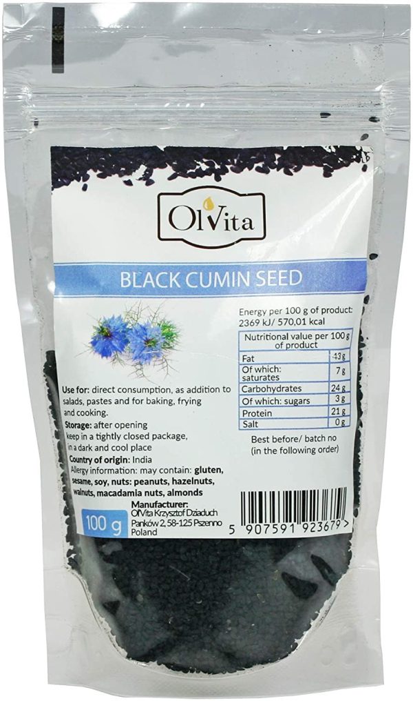 BLACK CUMIN SEED 100G OLVITA Cheap