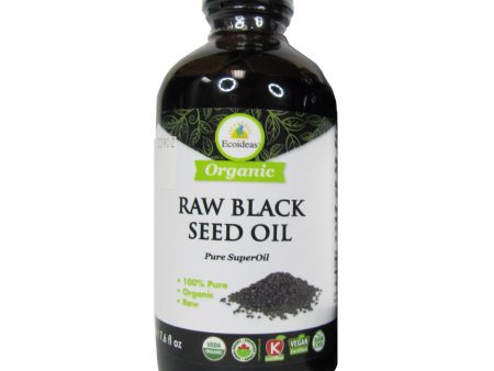 BLACK SEED OIL RAW 225M ECOIDEAS For Cheap