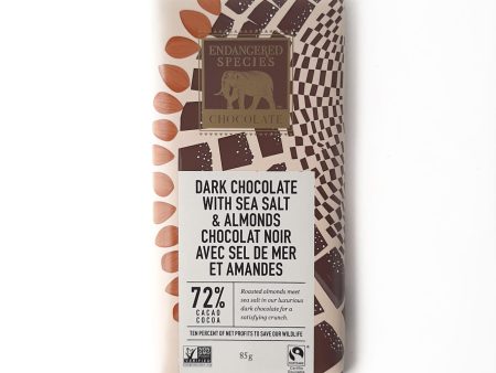 BAR 85G CHOCOLATE 72% ALMOND SEA SALT Online Hot Sale