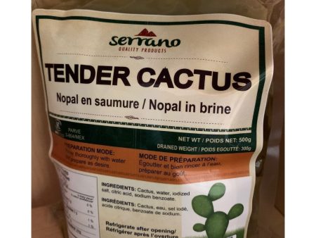 CACTUS TENDER 500G NOPAL SERRANO Sale