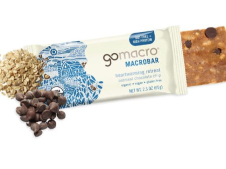 BAR 65G OAT CHOCOLATE CHIP GOMACRO For Cheap