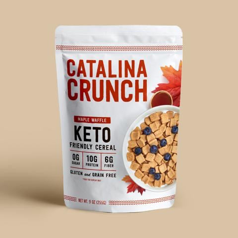 CEREAL CRUNCH 255g KETO MAPLE WAFFLE Hot on Sale