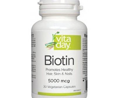 BIOTIN 5000MCG 30VCAP VITADA For Cheap