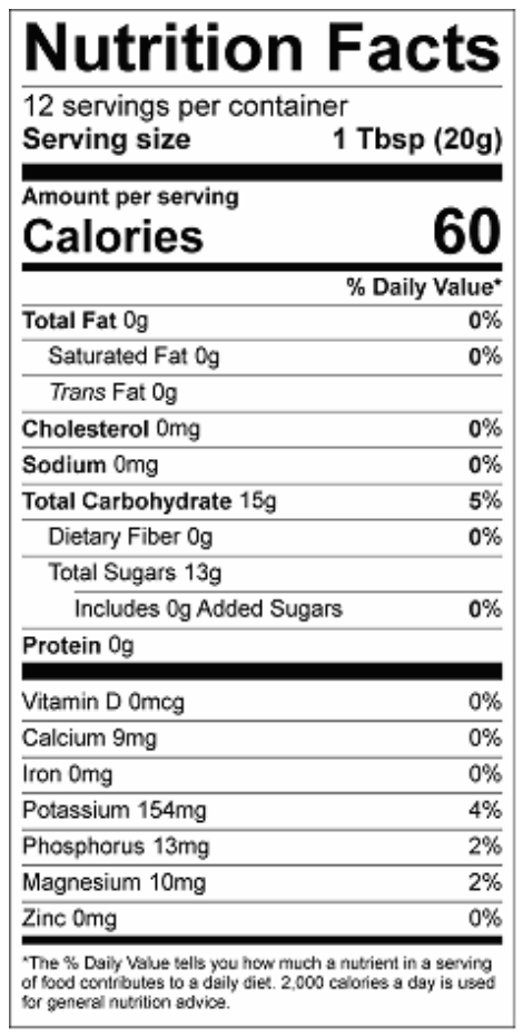 SYRUP 250G DATES ORGANIC For Discount