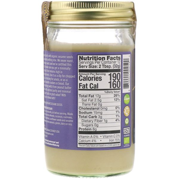 TAHINI 397G ORG ARTISANA Online Sale