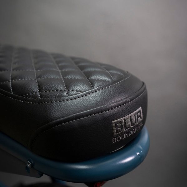 2-Up Black Diamond Stitch Seat For Sale