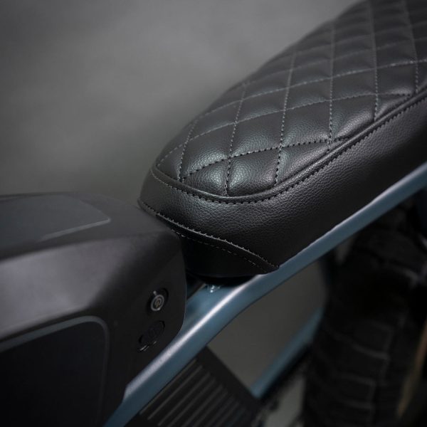 2-Up Black Diamond Stitch Seat For Sale